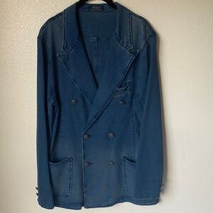 Polo by Ralph Lauren Vintage double breasted Blue Jean Jacket